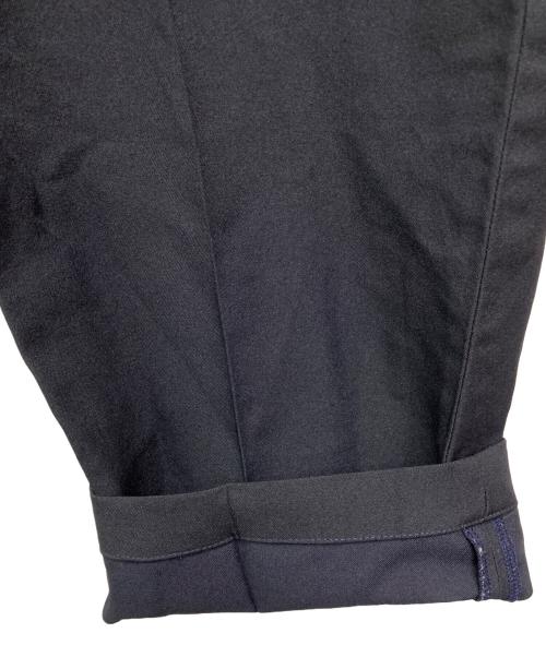 COMME des GARCONS HOMME PLUS（コムデギャルソンオムプリュス）COMME des GARCONS HOMME PLUS (コムデギャルソンオムプリュス) ポリエステル縮絨バギースラックス ネイビー サイズ:Ｍの古着・服飾アイテム