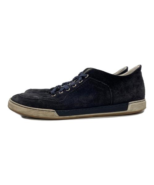 DIOR HOMME（ディオール オム）Dior Homme (ディオール オム) スウェードローカットスニーカー ネイビー サイズ:28の古着・服飾アイテム