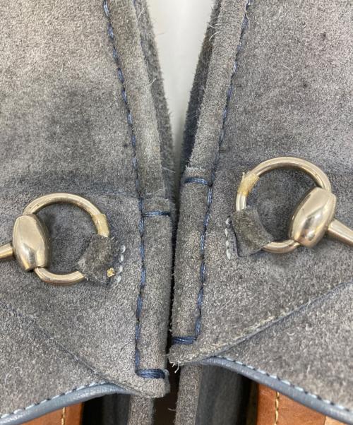 GUCCI（グッチ）GUCCI (グッチ) ホースビットドライビングローファー ブルー サイズ:7 1/2の古着・服飾アイテム