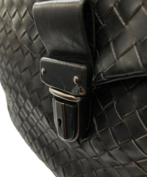 BOTTEGA VENETA（ボッテガベネタ）BOTTEGA VENETA (ボッテガベネタ) イントレチャートレザーブリーフケース/13095 V4651 1000 ブラックの古着・服飾アイテム