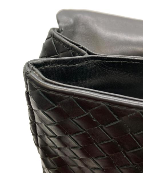 BOTTEGA VENETA（ボッテガベネタ）BOTTEGA VENETA (ボッテガベネタ) イントレチャートレザーブリーフケース/13095 V4651 1000 ブラックの古着・服飾アイテム