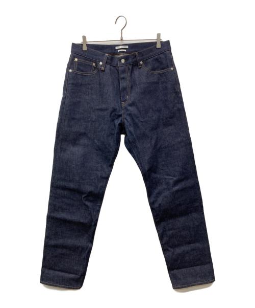 uniform experiment（ユニフォームエクスペリメント）uniform experiment (ユニフォームエクスペリメント) RIGID REGULAR-FIT JEANS/UE-260008 インディゴ サイズ:3の古着・服飾アイテム