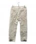 ISSEY MIYAKE MEN (イッセイミヤケメン) ツイストコットンドリルパンツ アイボリー サイズ:Ｍ：14000円