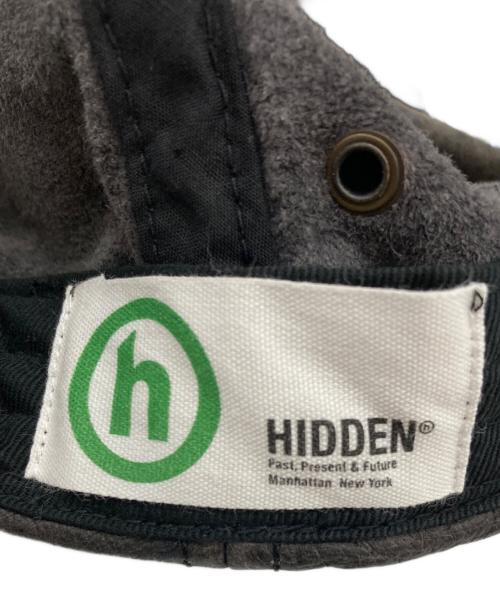 HIDDEN NY（ヒドゥンニューヨーク）HIDDEN NY (ヒドゥンニューヨーク) asics (アシックス) コラボキャップ ブラックの古着・服飾アイテム