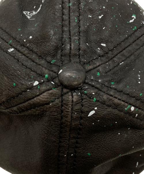HIDDEN NY（ヒドゥンニューヨーク）HIDDEN NY (ヒドゥンニューヨーク) asics (アシックス) コラボキャップ ブラックの古着・服飾アイテム