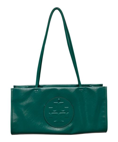 TORY BURCH（トリーバーチ）TORY BURCH (トリーバーチ) ella east west tote グリーンの古着・服飾アイテム