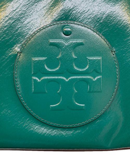 TORY BURCH（トリーバーチ）TORY BURCH (トリーバーチ) ella east west tote グリーンの古着・服飾アイテム