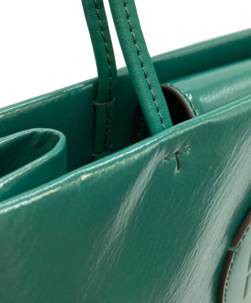 TORY BURCH（トリーバーチ）TORY BURCH (トリーバーチ) ella east west tote グリーンの古着・服飾アイテム
