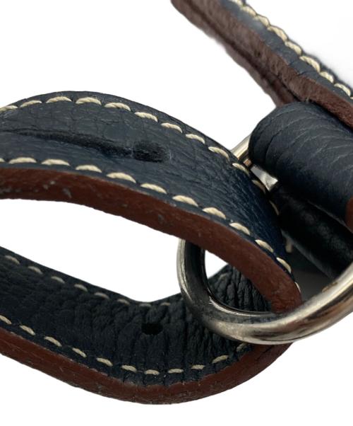 Charles et Charlus（シャルル・エ・シャルリュス）Charles et Charlus (シャルル・エ・シャルリュス) TOUQUET/3WAYレザーショルダー ネイビー サイズ:なしの古着・服飾アイテム