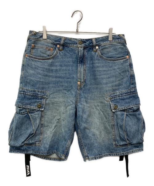 EVISU（エヴィス）EVISU (エヴィス) Seagull Print Relax Fit Denim Shorts インディゴ サイズ:33の古着・服飾アイテム