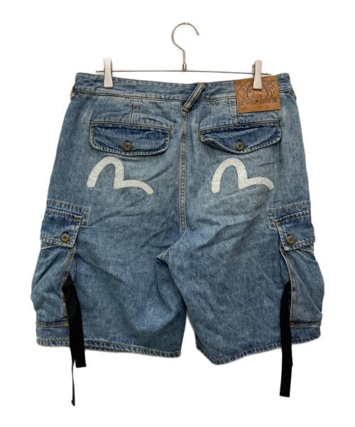 EVISU（エヴィス）EVISU (エヴィス) Seagull Print Relax Fit Denim Shorts インディゴ サイズ:33の古着・服飾アイテム