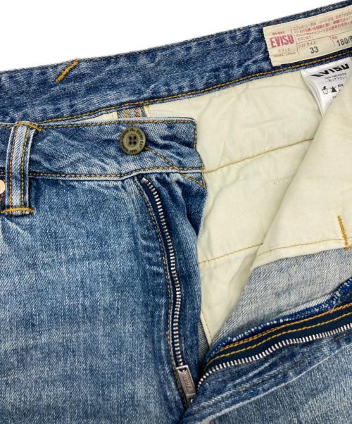 EVISU（エヴィス）EVISU (エヴィス) Seagull Print Relax Fit Denim Shorts インディゴ サイズ:33の古着・服飾アイテム