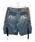 EVISU (エヴィス) Seagull Print Relax Fit Denim Shorts インディゴ サイズ:33：18000円