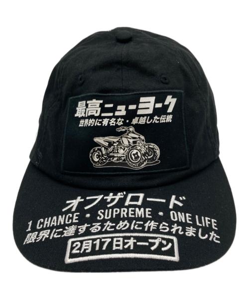 SUPREME（シュプリーム）SUPREME (シュプリーム) ATV 6-Panel Cap ブラックの古着・服飾アイテム