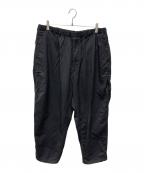 BROCHUREブローシュアー）の古着「WOOL EASY PANTS」｜ブラック