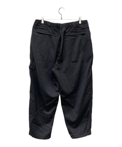 BROCHURE（ブローシュアー）BROCHURE (ブローシュアー) WOOL EASY PANTS ブラック サイズ:Lの古着・服飾アイテム