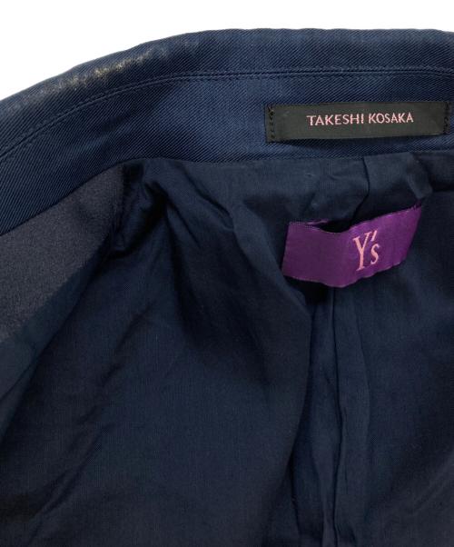 TAKESHI KOSAKA by Y’s Pink Label（タケシコサカバイワイズピンクレーベル）TAKESHI KOSAKA by Y’s Pink Label (タケシコサカバイワイズピンクレーベル) テーラードベスト ネイビー サイズ:1の古着・服飾アイテム