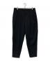 Yohji Yamamoto pour homme（ヨウジヤマモト プールオム）の古着「WOOL GABARDINE 2TUCKS PANTS」｜ブラック