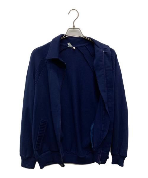 adidas（アディダス）adidas (アディダス) ニットトラックジャケット ネイビー サイズ:52の古着・服飾アイテム