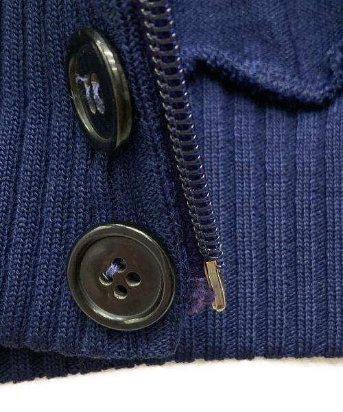 adidas（アディダス）adidas (アディダス) ニットトラックジャケット ネイビー サイズ:52の古着・服飾アイテム