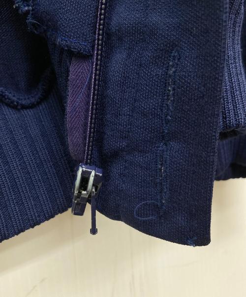 adidas（アディダス）adidas (アディダス) ニットトラックジャケット ネイビー サイズ:52の古着・服飾アイテム