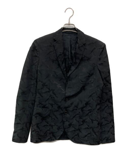 NEIL BARRETT（ニールバレット）NEIL BARRETT (ニールバレット) カモフラテーラードジャケット ブラック サイズ:46の古着・服飾アイテム