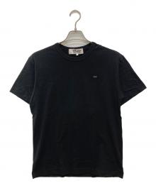 PLAY COMME des GARCONS（プレイコムデギャルソン）の古着「ミニハートワッペンTシャツ」｜ブラック