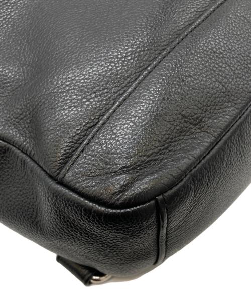COACH（コーチ）COACH (コーチ) レザーウエストバッグ ブラックの古着・服飾アイテム