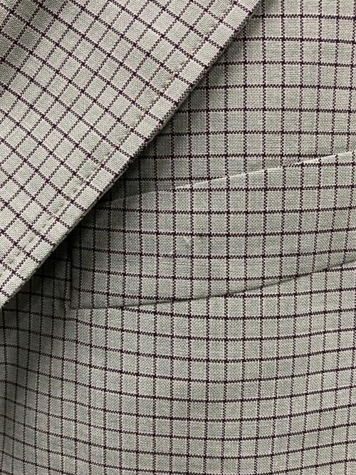 MARNI（マルニ）MARNI (マルニ) チェックノッチドラペル3Bジャケット グリーン サイズ:48の古着・服飾アイテム