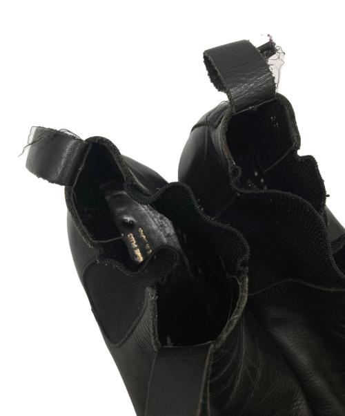 COMME des GARCONS HOMME PLUS（コムデギャルソンオムプリュス）COMME des GARCONS HOMME PLUS (コムデギャルソンオムプリュス) サイドゴアブーツ ブラック サイズ:27の古着・服飾アイテム