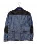 JUNYA WATANABE COMME des GARCONS MAN PINK (ジュンヤワタナベ コムデギャルソンマン ピンク) コットンリネンエルボーパッチシャンブレージャケット/WQ-J031 ブルー サイズ:Ｌ：18000円