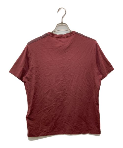 PRADA（プラダ）PRADA (プラダ) ナイロンドッキングTシャツ レッド サイズ:ＸＬの古着・服飾アイテム