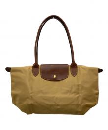 LONGCHAMP（ロンシャン）の古着「ル・プリアージュトート/L2605089P15」｜ベージュ