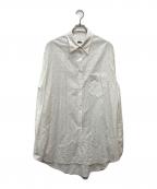 MM6 Maison Margielaエムエムシックスメゾンマルジェラ）の古着「Polka-6 Shirt Dress」｜ホワイト