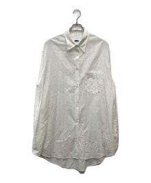 MM6 Maison Margiela（エムエムシックスメゾンマルジェラ）の古着「Polka-6 Shirt Dress」｜ホワイト