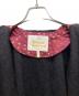 中古・古着 Vivienne Westwood (ヴィヴィアンウエストウッド) 変形デザインコート レッド×グレー サイズ:38：50000円