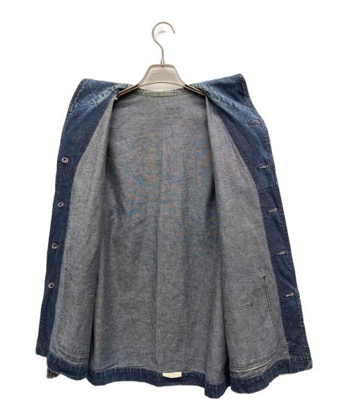 BUZZ RICKSON'S（バズリクソンズ）Buzz Rickson's (バズリクソンズ) NAVY DENIM WORK JACKET インディゴ サイズ:38の古着・服飾アイテム