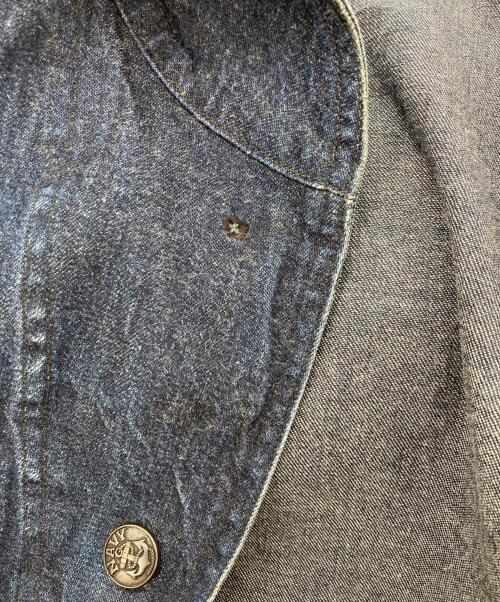BUZZ RICKSON'S（バズリクソンズ）Buzz Rickson's (バズリクソンズ) NAVY DENIM WORK JACKET インディゴ サイズ:38の古着・服飾アイテム