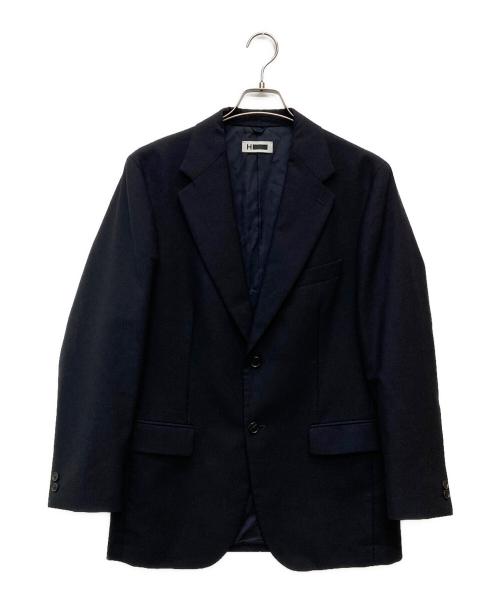 H BEAUTY&YOUTH（エイチ ビューティー&ユース）H BEAUTY&YOUTH (エイチ ビューティー&ユース) WOOL MOHAIR 2B JACKET/1221-128-0441 ネイビー サイズ:Ｌの古着・服飾アイテム