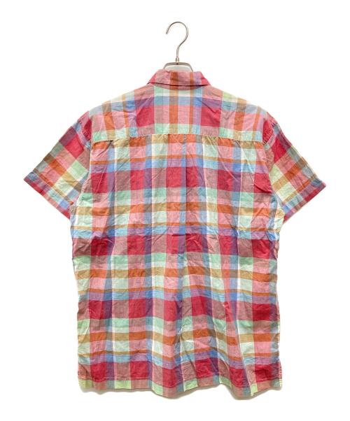 MIYAKE DESIGN STUDIO（ミヤケ デザイン スタジオ）MIYAKE DESIGN STUDIO (ミヤケ デザイン スタジオ) コットンチェックシャツ レッド サイズ:Mの古着・服飾アイテム