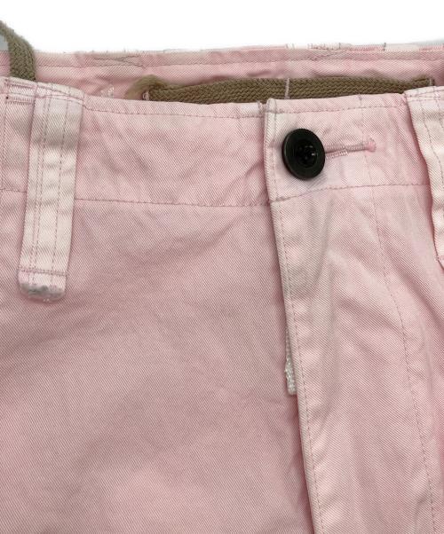 KOLOR（カラー）KOLOR (カラー) パッカリングニータック ワイドカーゴパンツ/26SCM-P05104 ピンク サイズ:2の古着・服飾アイテム