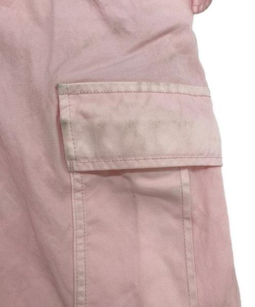 KOLOR（カラー）KOLOR (カラー) パッカリングニータック ワイドカーゴパンツ/26SCM-P05104 ピンク サイズ:2の古着・服飾アイテム