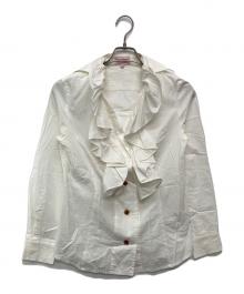 Vivienne Westwood RED LABEL（ヴィヴィアンウエストウッドレッドレーベル）の古着「フリルブラウス/16-01-841009」｜ホワイト