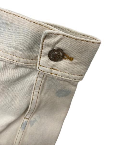DIESEL（ディーゼル）DIESEL (ディーゼル) ブリーチデニムジャケット ベージュ×インディゴ サイズ:XLの古着・服飾アイテム