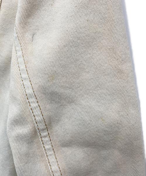 DIESEL（ディーゼル）DIESEL (ディーゼル) ブリーチデニムジャケット ベージュ×インディゴ サイズ:XLの古着・服飾アイテム