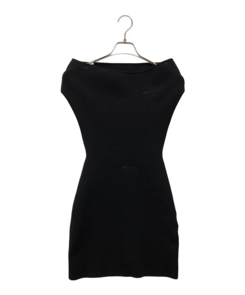 jacquemus（ジャックムス）jacquemus (ジャックムス) La Robe Cubista ミニドレス/241KN442-2378-990 ブラック サイズ:34の古着・服飾アイテム