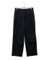 UNIVERSAL PRODUCTS.（ユニバーサルプロダクツ）の古着「WOOL 2 TUCK TROUSERS」｜ブラック