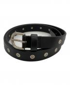 stussyステューシー）の古着「Rivet Stud Belt/135205」｜ブラック
