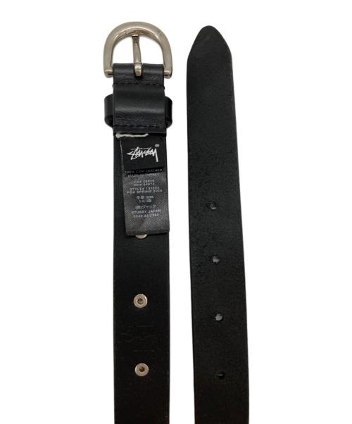 stussy（ステューシー）stussy (ステューシー) Rivet Stud Belt/135205 ブラック サイズ:L/XLの古着・服飾アイテム