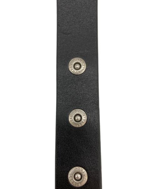 stussy（ステューシー）stussy (ステューシー) Rivet Stud Belt/135205 ブラック サイズ:L/XLの古着・服飾アイテム